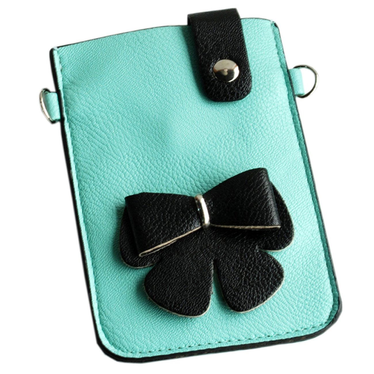 Praver Colorful Leatherette Phone Pouch - Slim Cell Phone Case Wallet with Wrist Strap for iPhone 15/14/13/12 Pro Max, Samsung Galaxy S23/S22 - Perfect for Travel, Shopping & Daily Use