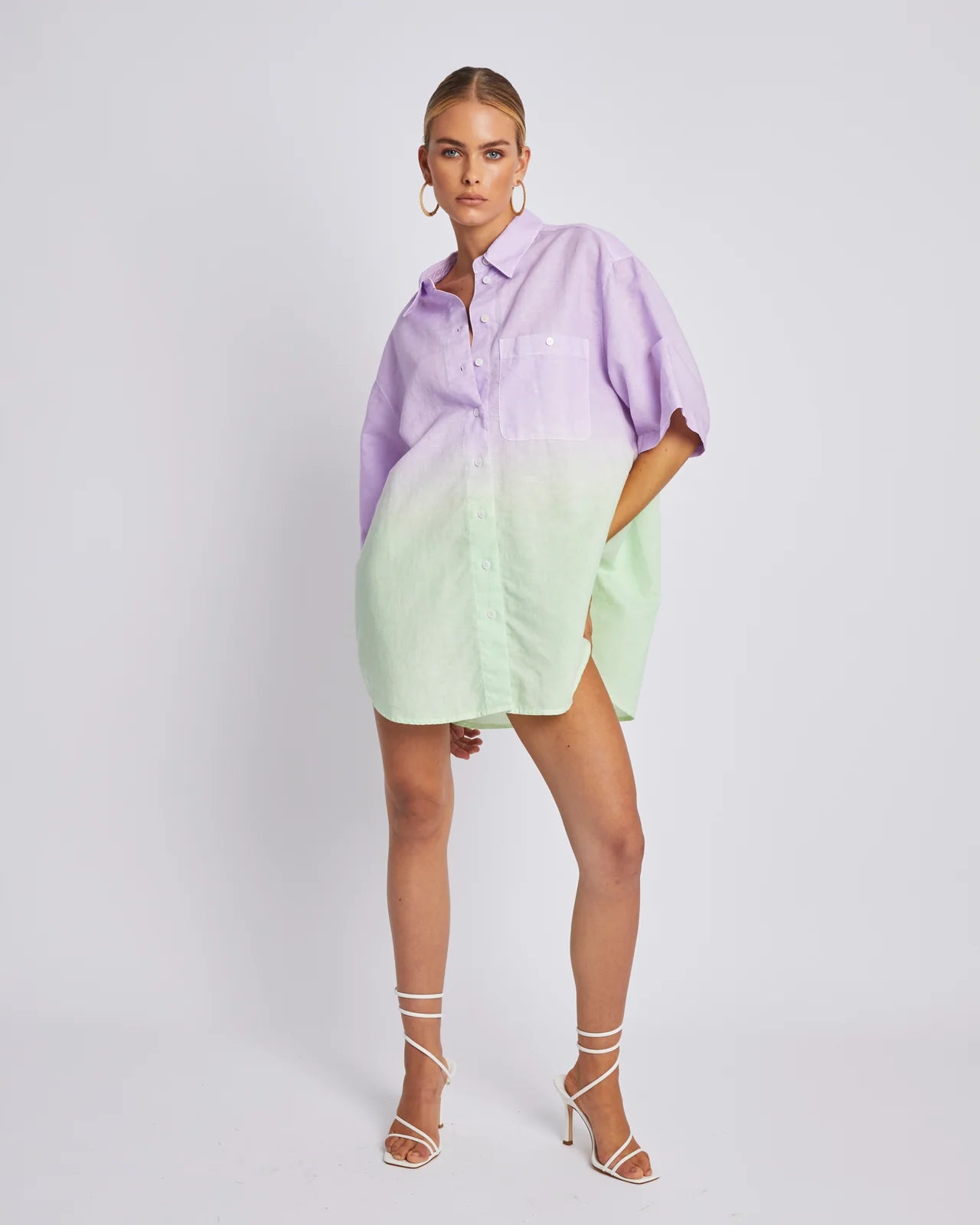 Big Shirt Fadey Lady - Oversized Comfortable Women's T-Shirt for Casual Wear, Lounge & Street Style