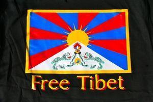 Free Tibet Black T-Shirt - Unisex Cotton Tee for Protests & Activism | Support Tibetan Independence Movement