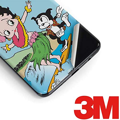 Officially Licensed Betty Boop Surfing Design Phone Skin Decal for Samsung Galaxy S9 Plus - Durable Protective Cover with Unique Artwork for Everyday Use & Travel