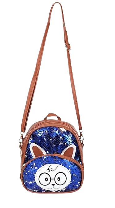 Sparkly Sequin Mini Backpack for Girls Age 3-6 | Glitter Daypack Small Purse | Cute Crossbody Shoulder Bag for Kids | Perfect for School, Travel, Birthday Gifts & Korean Fashion Accessories