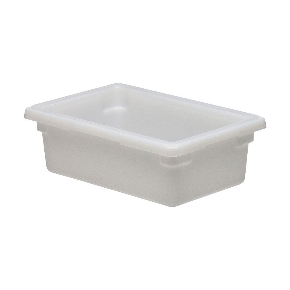Cambro 12186P148 3-Gallon White Poly 1/2 Size Food Storage Container - Perfect for Restaurant, Catering, Meal Prep & Commercial Kitchen Use