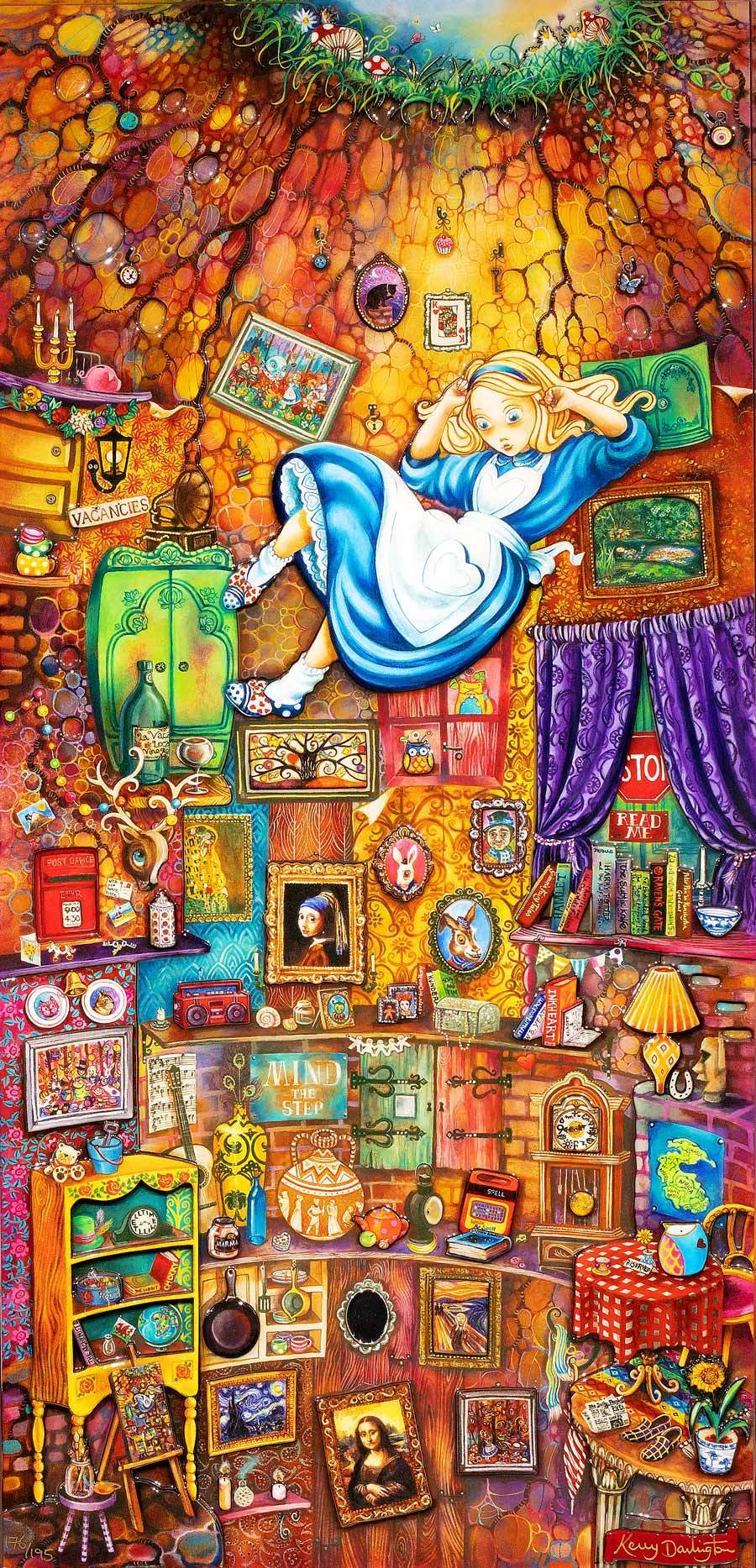 Alice Down the Rabbit Hole Special Edition - Collectible Book for Fantasy Lovers | Perfect for Gift Giving, Book Collections & Lewis Carroll Fans