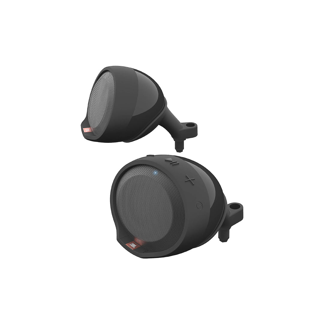 JBL Cruise Bluetooth Motorcycle Handlebar Speakers - Waterproof, Wireless, High-Quality Sound for Harley, Honda, Yamaha | Perfect for Road Trips & Outdoor Adventures
