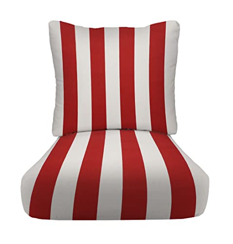 Red & White Cabana Stripe