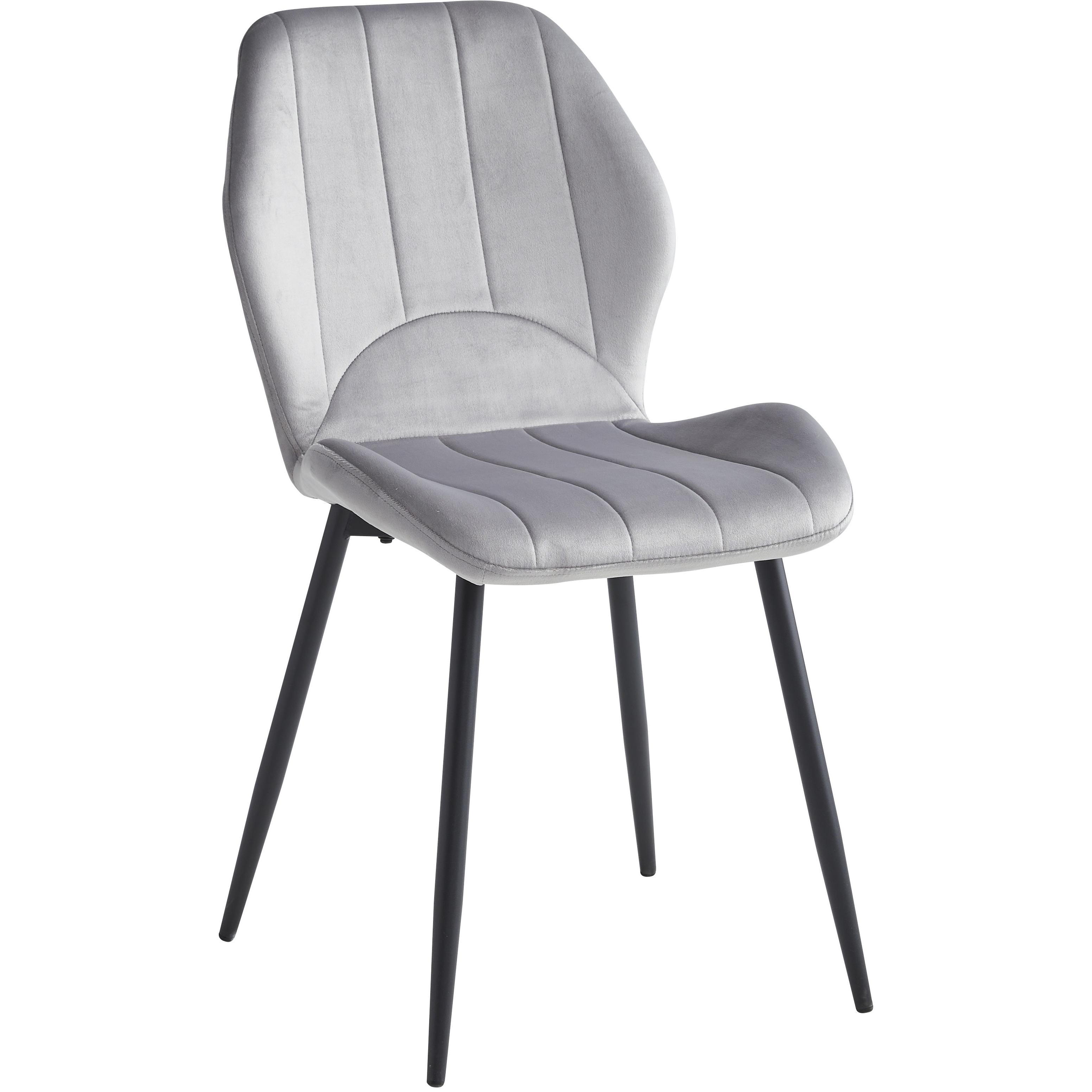 IFDC Dining Room Chair C 1535 - Modern Wooden Side Chair with Upholstered Seat - Perfect for Kitchen, Dining Room, and Home Office Use