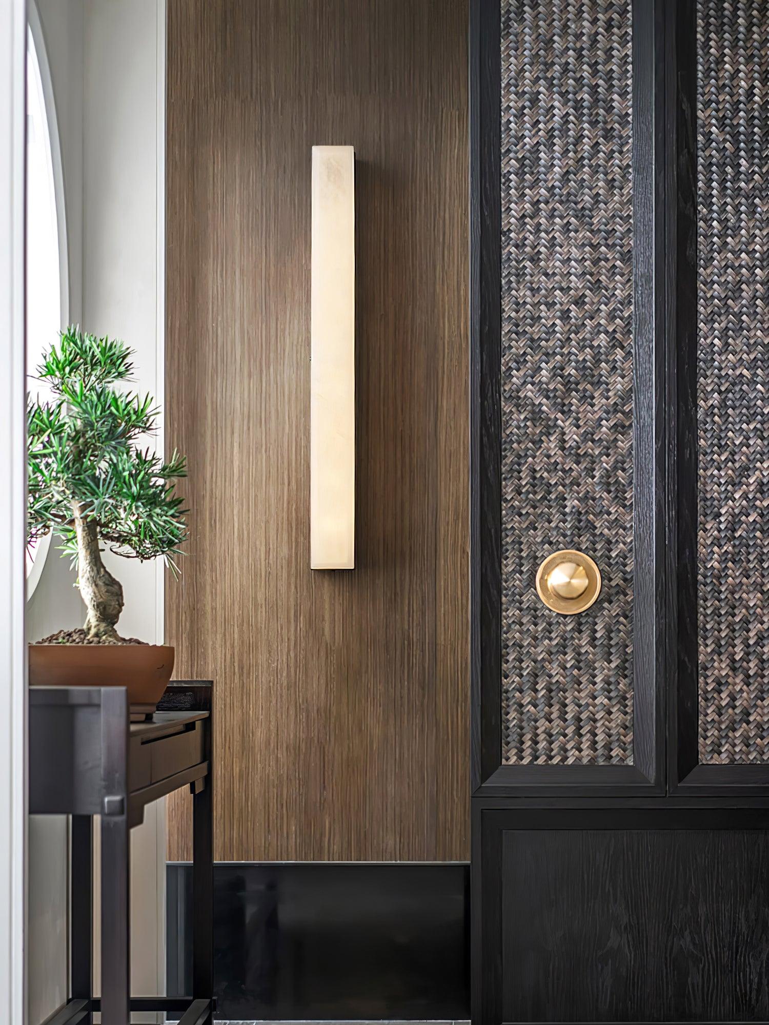 Emerson Modern Wall Lamp - Sleek LED Sconce Light for Bedroom, Living Room & Hallway - Energy Efficient Indoor Lighting Fixture (Black Finish) - Perfect for Ambient & Accent Lighting