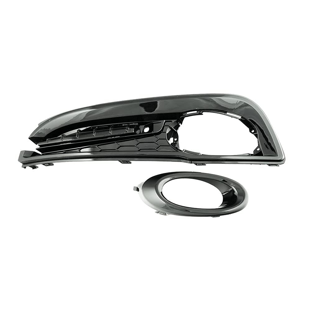 2013-2015 Honda Civic Sedan 4-Door Fog Light Replacement Kit - Left & Right Side with Bezels, Assembly Set & Halogen Bulbs | Perfect for Night Driving and Bad Weather Visibility