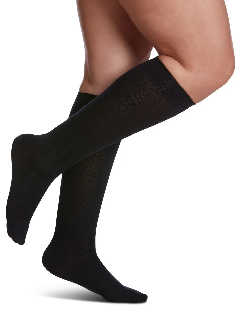 Sigvaris All Season Merino Wool 15-20 mmHg Women's Compression Socks for Circulation & Comfort - Perfect for Travel, Work & Everyday Wear