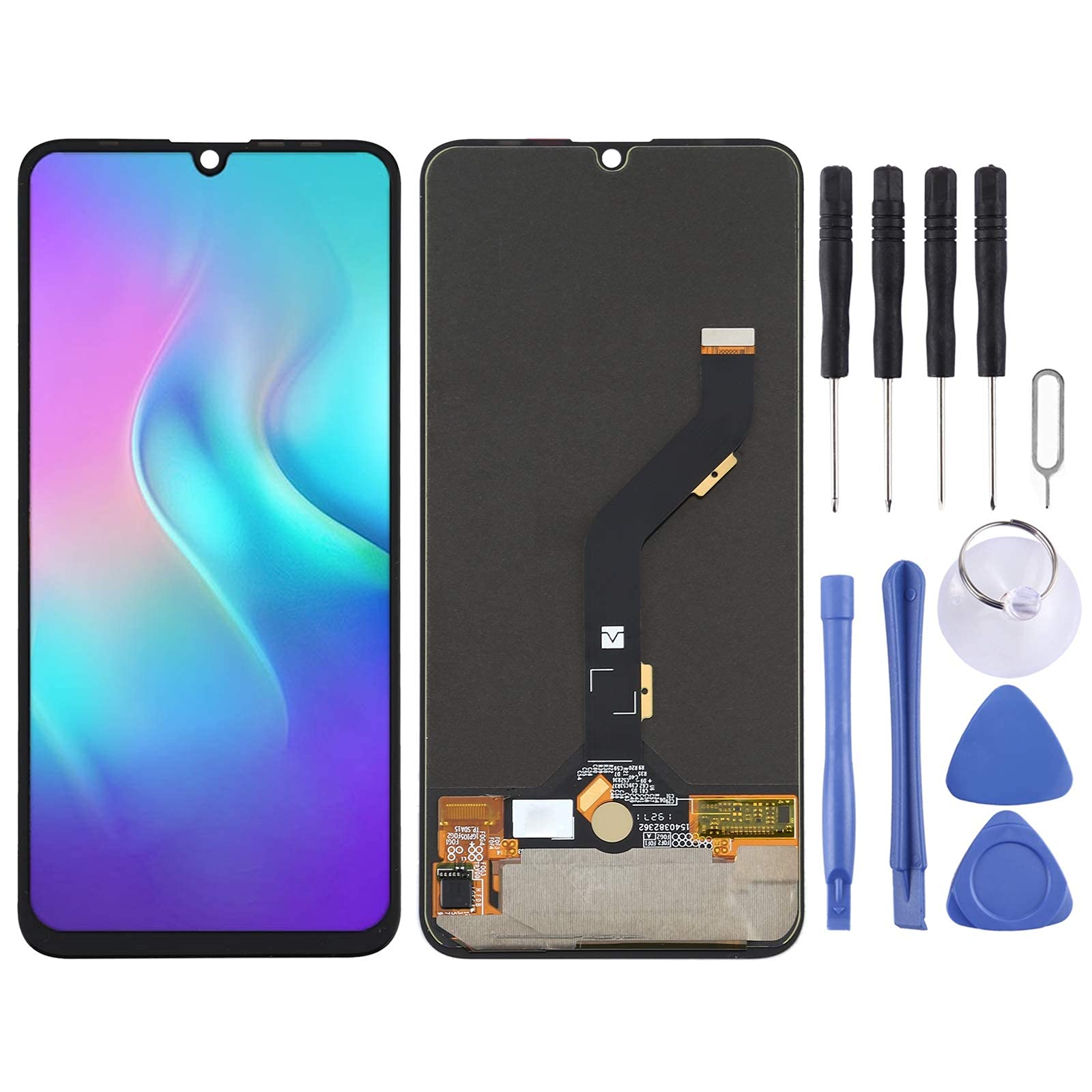Original AMOLED LCD Screen & Digitizer Full Assembly Replacement for Tecno Phantom 9 - High-Quality Phone Display Repair Part - Perfect for Cracked/Broken Screen Fix & DIY Mobile Repair Projects