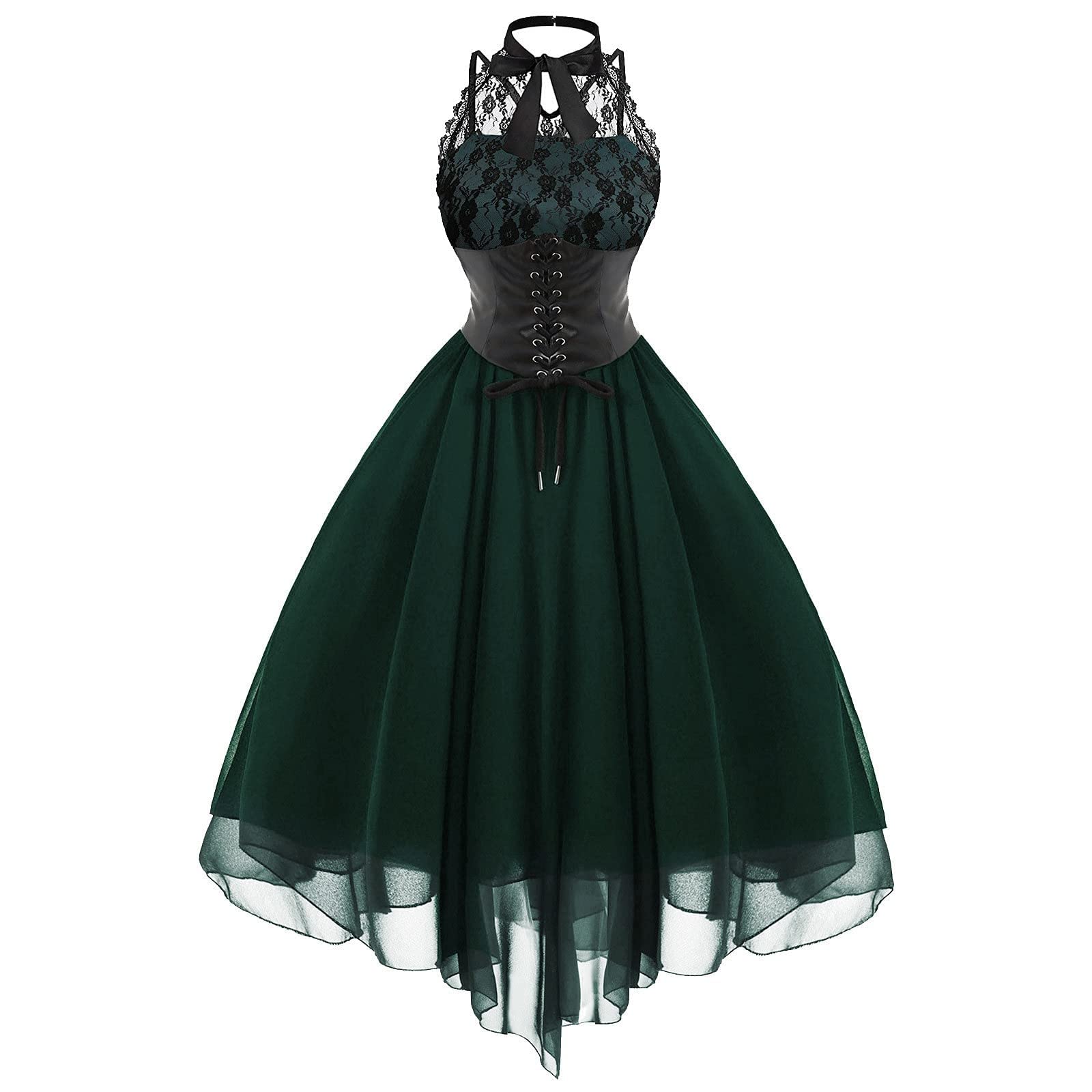 Vintage Lace Sleeveless Mini Dress - Retro Princess Court Dress for Women, Sexy Spring Tops & Party Wear | Perfect for Cocktail Parties, Date Nights & Special Occasions