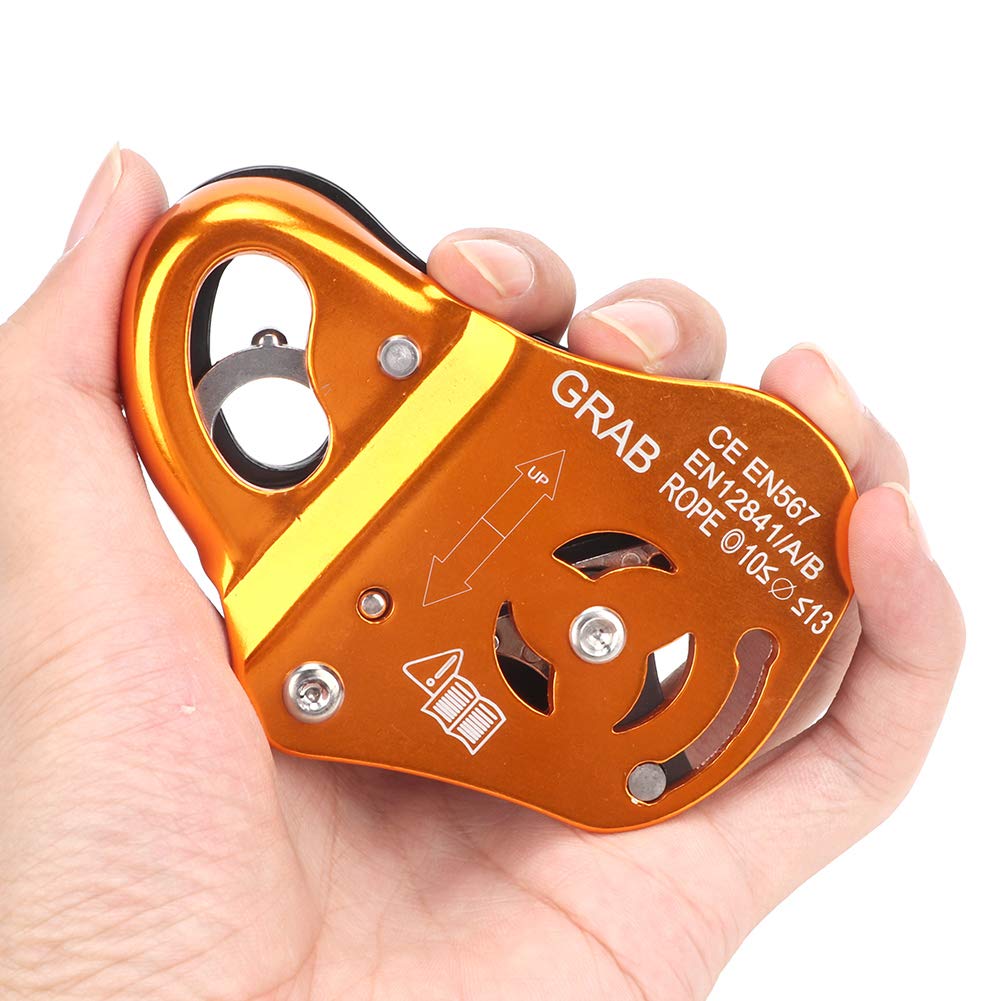 Outdoor Climbing Carabiner Rope - High Strength Aluminum Alloy Self-Locking Safety Gear for Rock Climbing, Mountaineering & Adventure Sports | Durable Fall Protection Equipment for Outdoor Enthusiasts