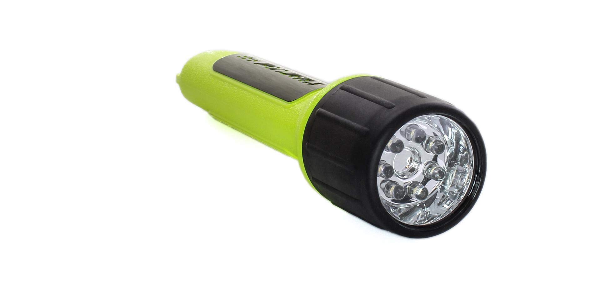 Streamlight 68202 4AA ProPolymer LED Flashlight with Batteries - 67 Lumens, Yellow (Clam Pack) | Waterproof & Durable for Camping, Hiking, Emergency & Outdoor Activities