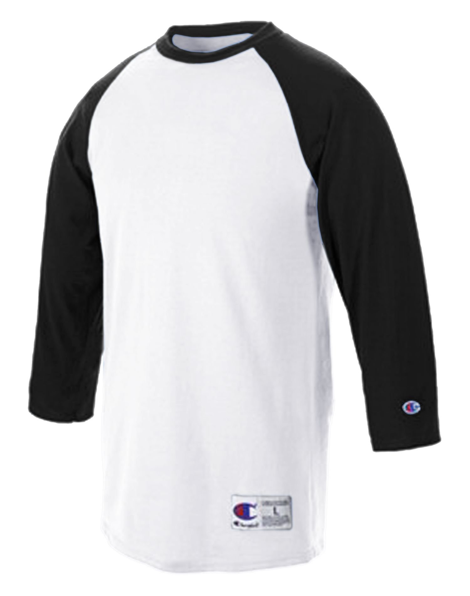 Champion Men's Raglan Baseball Tee - Comfortable Short Sleeve Casual Shirt for Sports & Everyday Wear | Perfect for Gym, Running, and Street Style