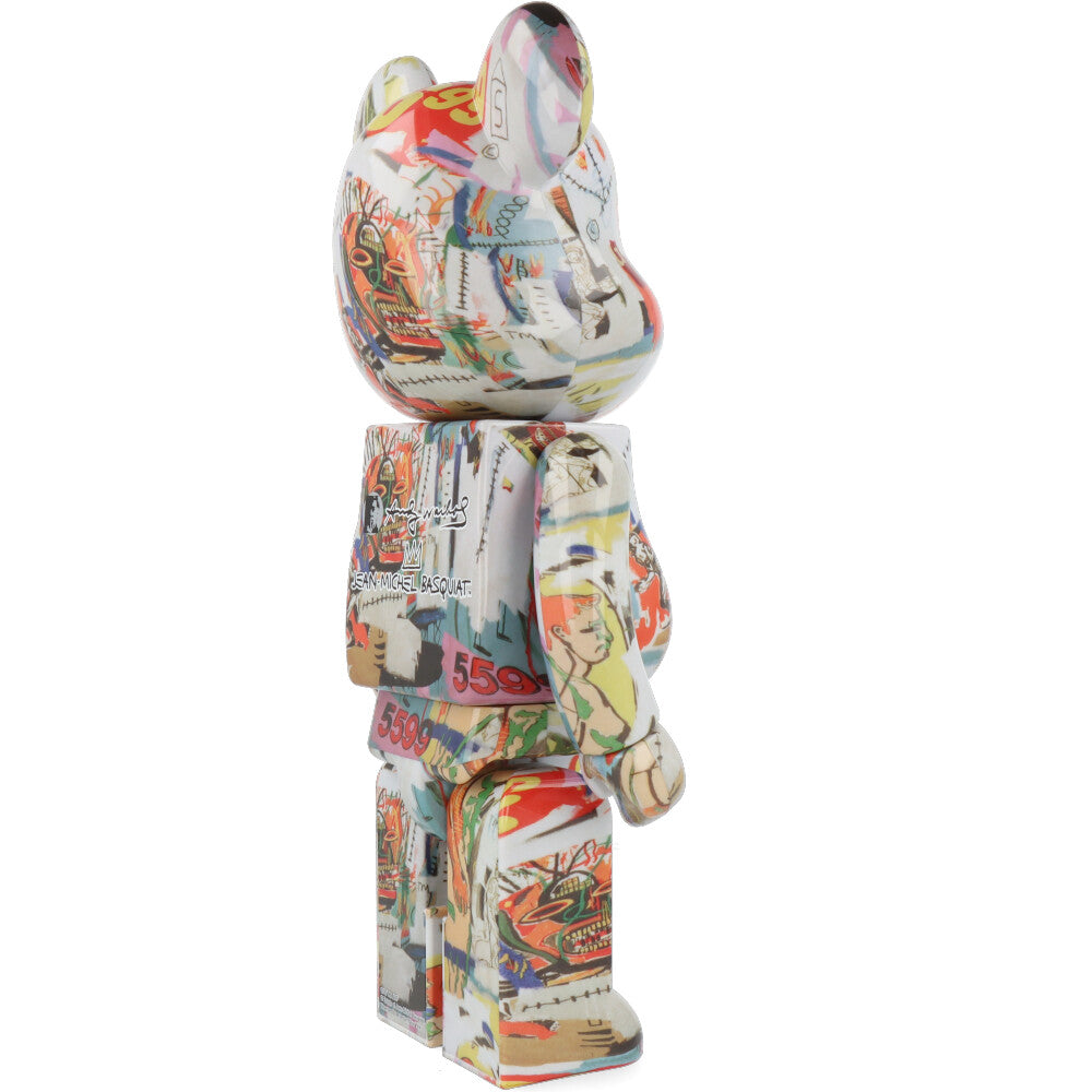 400% Bearbrick Warhol X Basquiat 4 Limited Edition Collectible Art Toy - Perfect for Home Display, Office Decor & Pop Culture Enthusiasts
