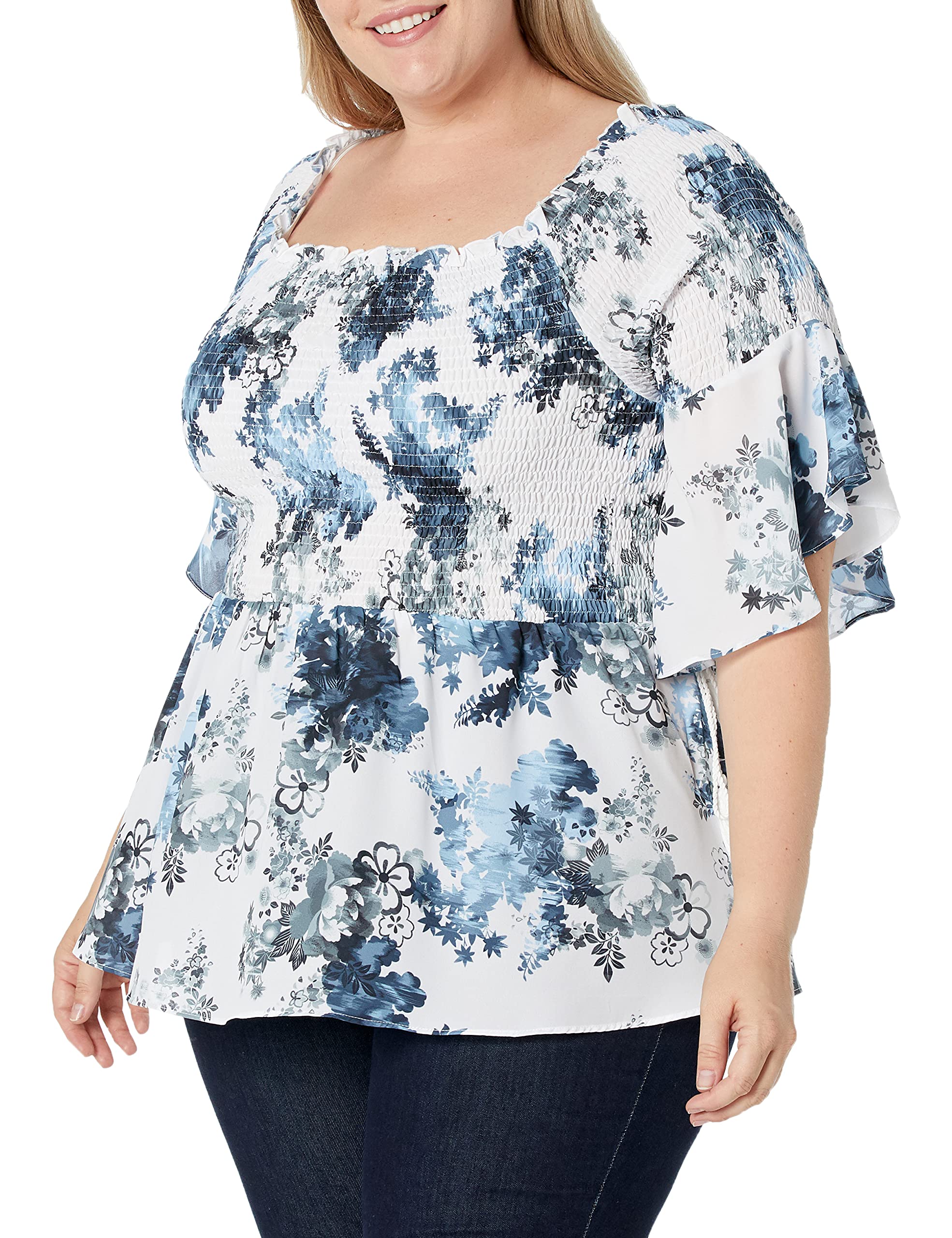 Women's Elegant Bell Sleeve Bardot Off-Shoulder Top - Flowy Blouse for Date Night, Party & Summer Outfits