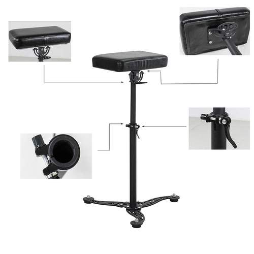Adjustable Tattoo Arm Rest - Portable Tattoo Hand Support for Artists - Professional Tattoo Equipment TA3710 - Perfect for Tattoo Studios, Home Practice & Mobile Tattoo Services