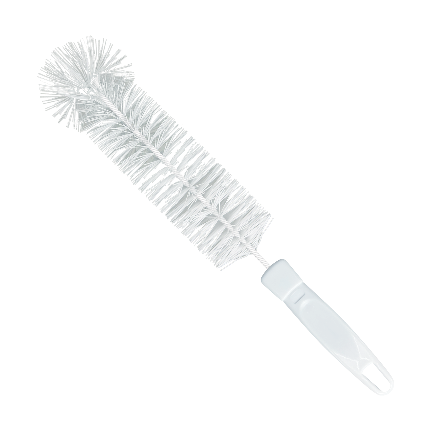 Durable Poly Fiber Bottle Brush for Cleaning Water Bottles, Baby Bottles, and Vases - Long Handle Kitchen Scrubber for Hard-to-Reach Areas