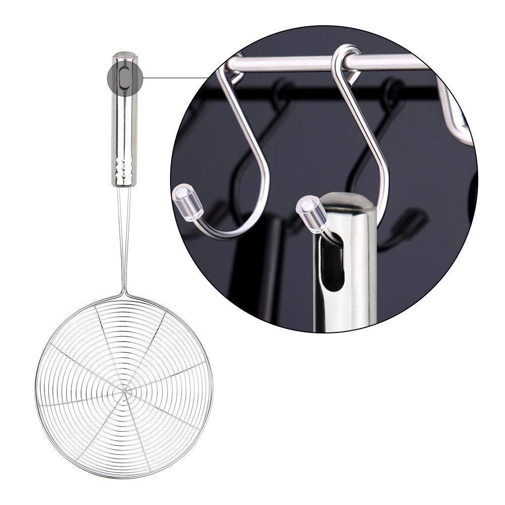 Premium Stainless Steel Spider Strainer Skimmer - 4.6
