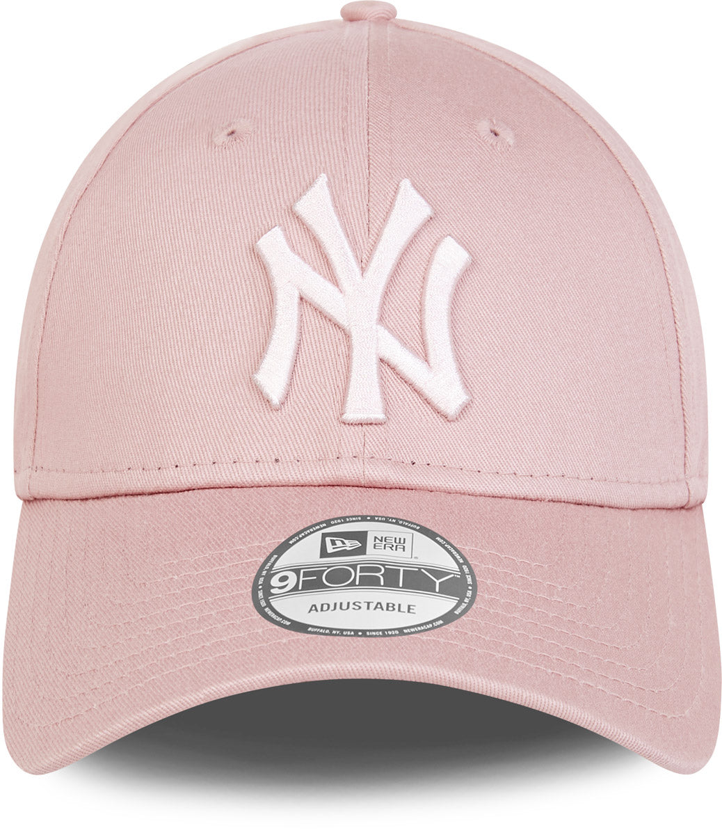 New York Yankees New Era 9Forty Adjustable Cotton Baseball Cap - Dusty Rose Pink for Women & Men | Game Day, Casual Wear & Sports Fan Fashion