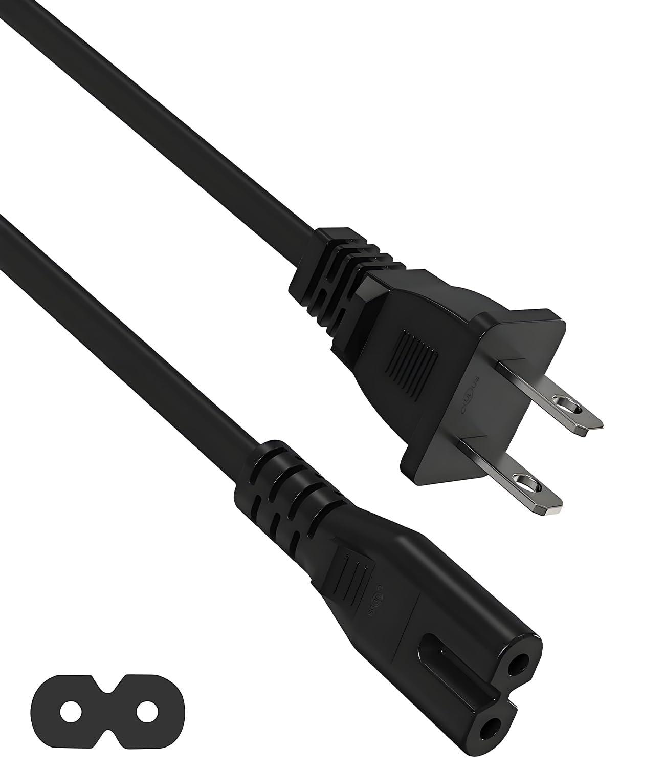 Replacement AC Power Cord for PS4/PS5/PS3 Super Slim, PlayStation 5/4, Xbox Series S/X, Xbox One S/X - 6 Feet Power Cable - Perfect for Gaming Setup & Home Entertainment Systems