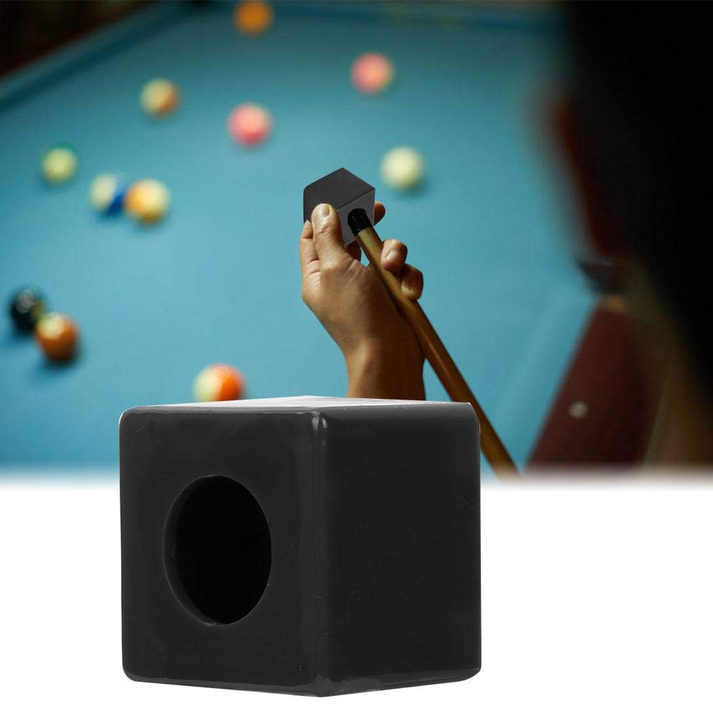 Premium Billiard Chalk Holder - Black Pool Cue Accessory for Smooth Tip Lubrication | Portable & Secure Fit | Perfect for Bars, Game Rooms & Professional Tournaments