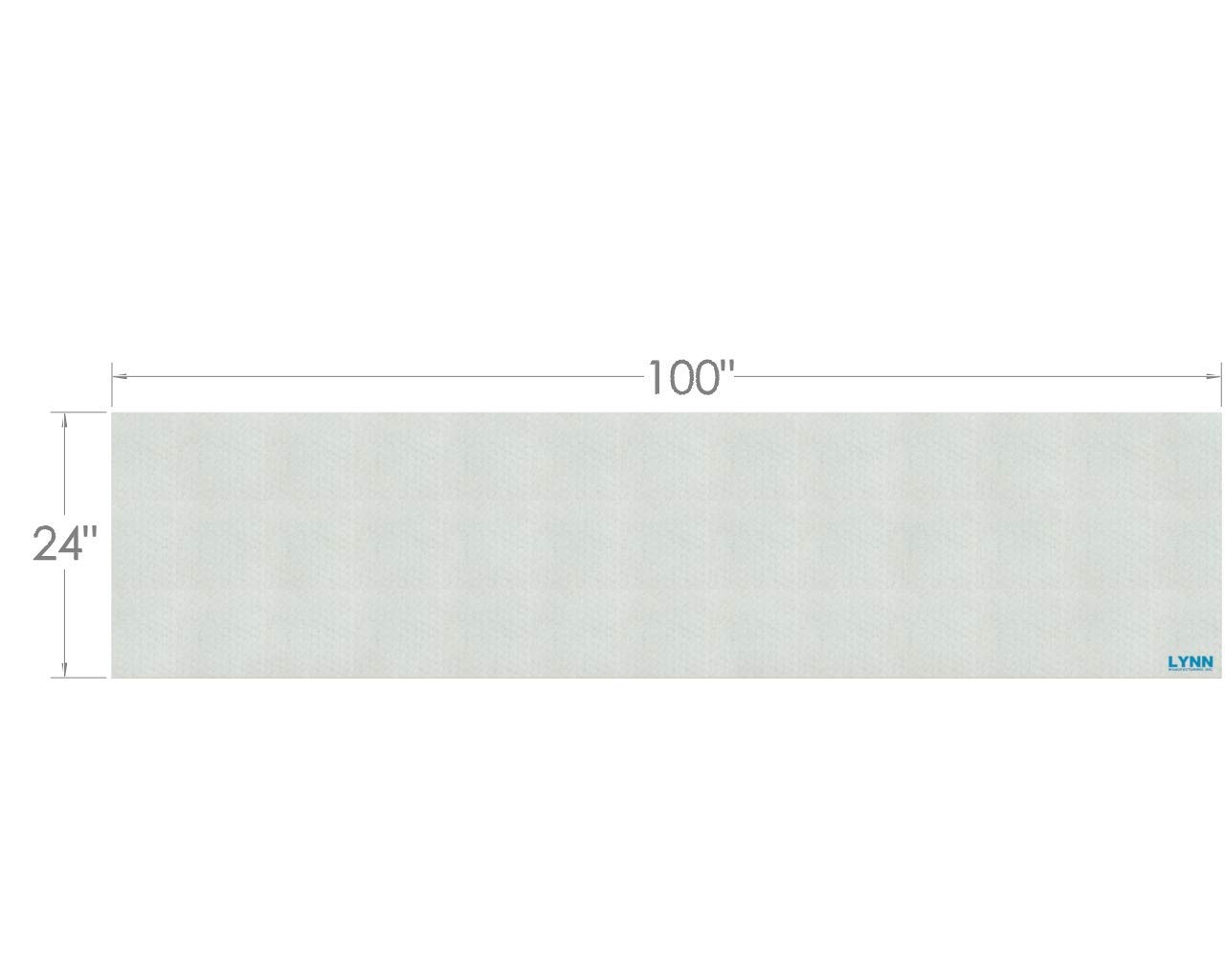 Lynn Manufacturing 2300F High-Temperature Ceramic Fiber Insulation Blanket, 100
