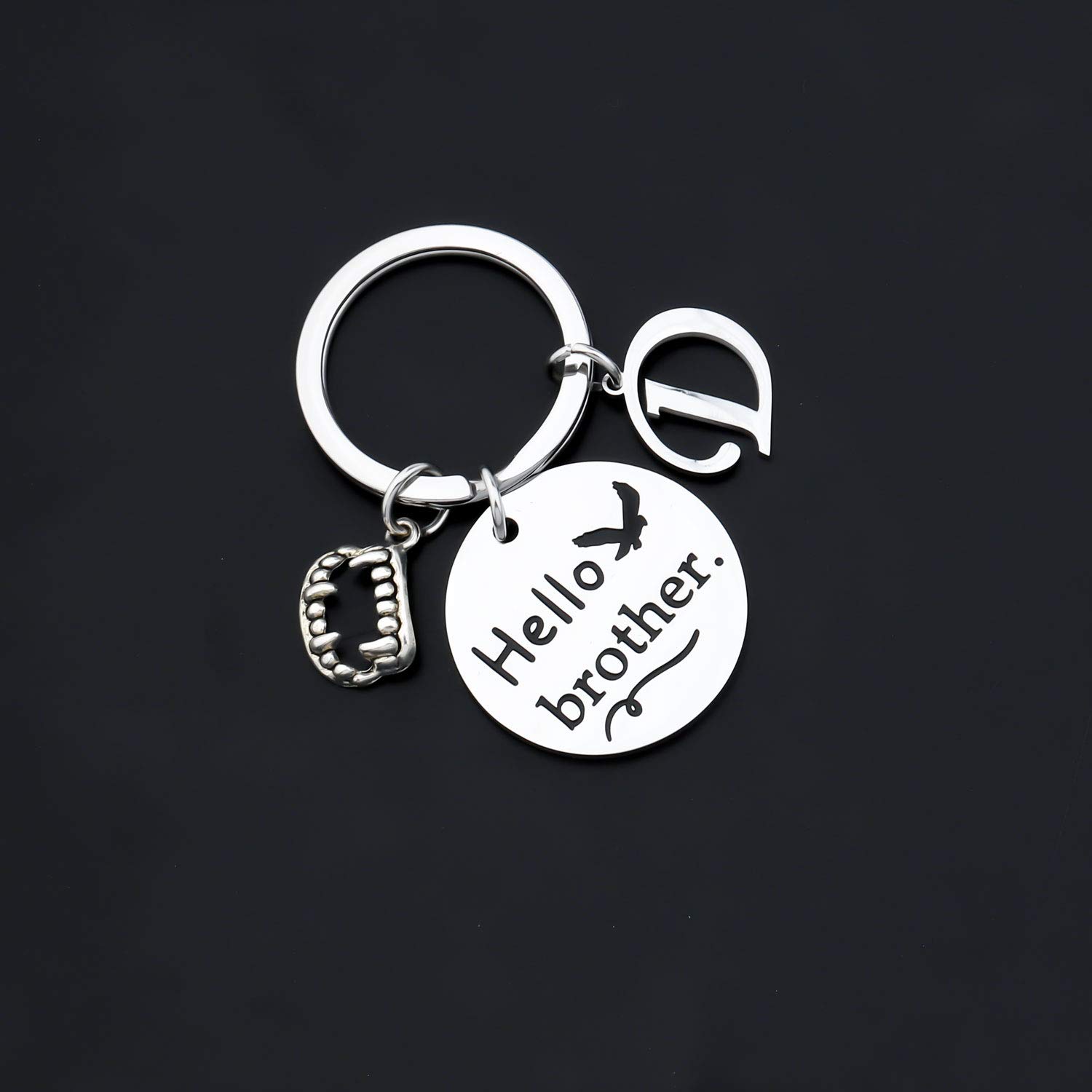 CHOORO Hello Brother Keychain - Unique Vampire Fan Gift for Keyrings, Bags & Cosplay Accessories - Perfect for Anime Lovers & Gothic Fashion