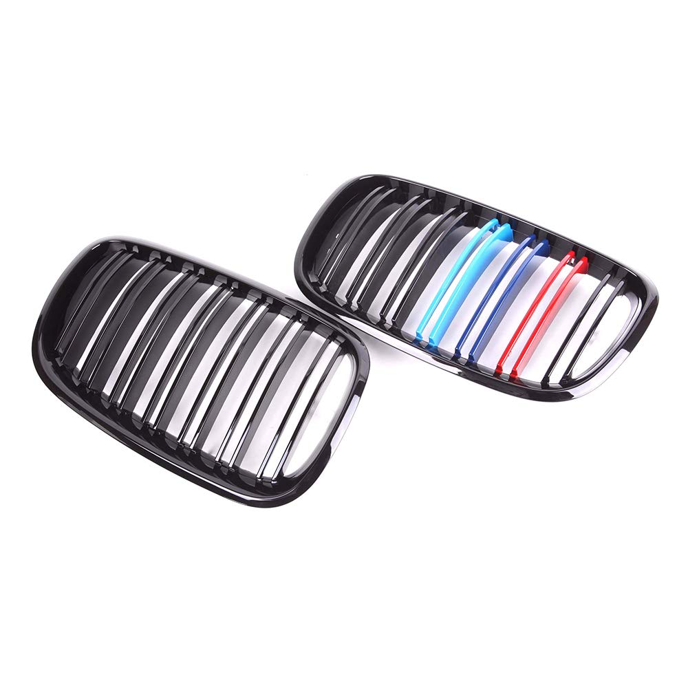 BMW X5 X6 E70 E71 Front Grille Grill Double Kidney Replacement (2008-2014) - Perfect for Car Upgrades & Customization