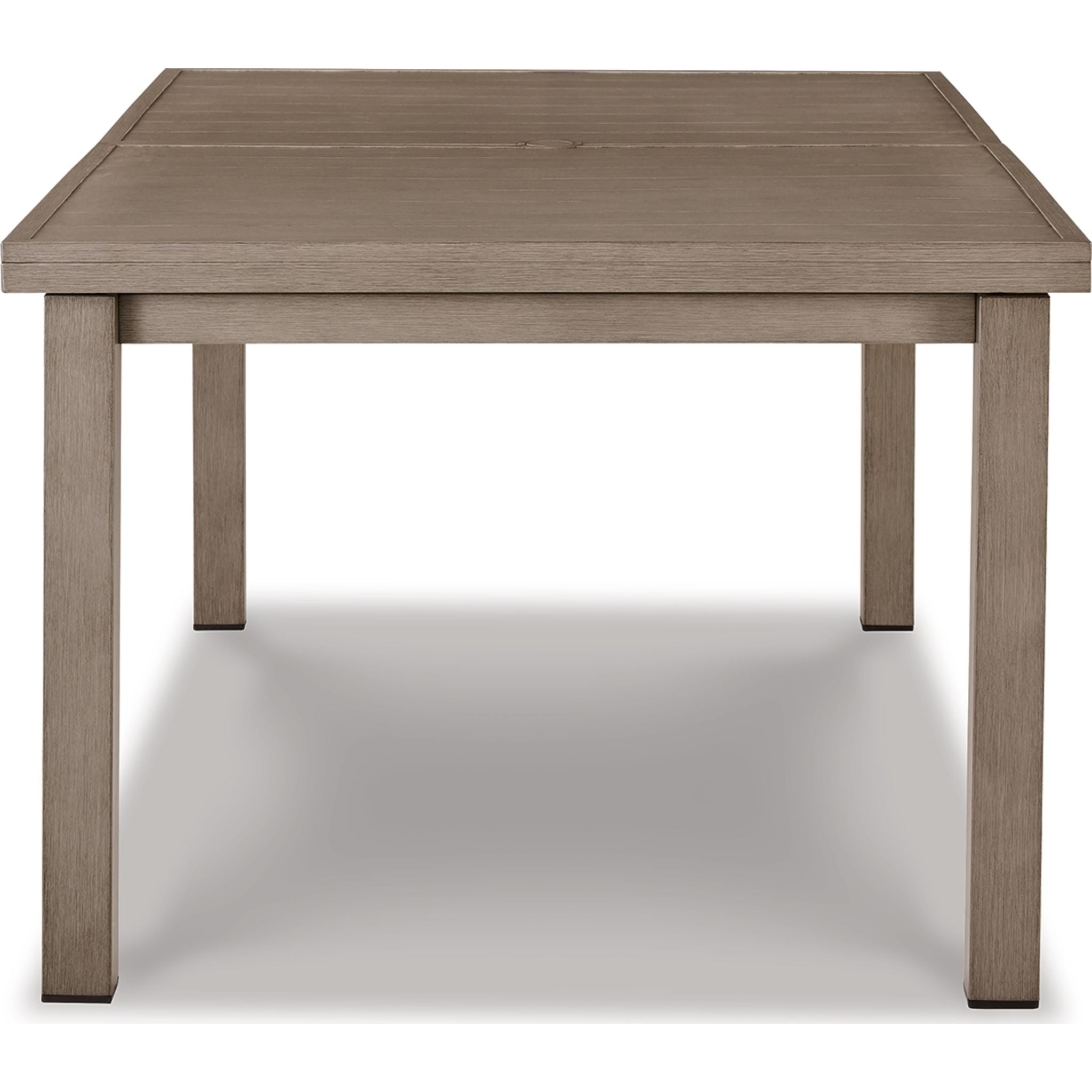 Beach Front Outdoor Rectangle Dining Table - Waterproof & UV Resistant Beige Patio Furniture for Poolside, Garden, and Backyard Dining
