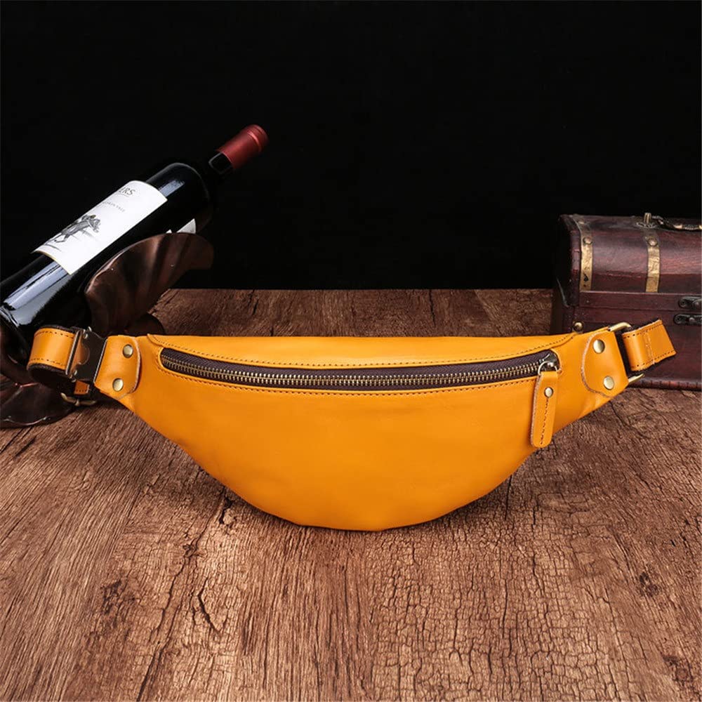 Retro Men's Waist Bag - Mobile Phone Chest Bag for Outdoor Sports & Leisure - 11 x 33 x 25cm Crossbody Messenger Bag (Color A) - Perfect for Hiking, Travel & Everyday Use