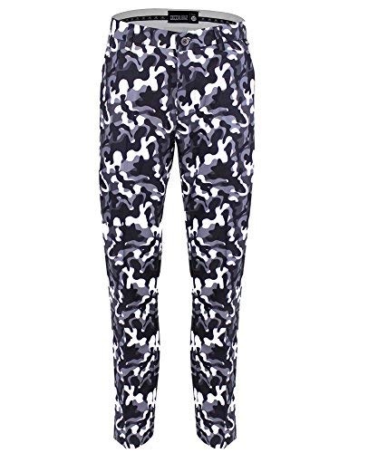 Performance Golf Pants for Men - TattooGolf OB (Black) | Perfect for Golf & Casual Wear