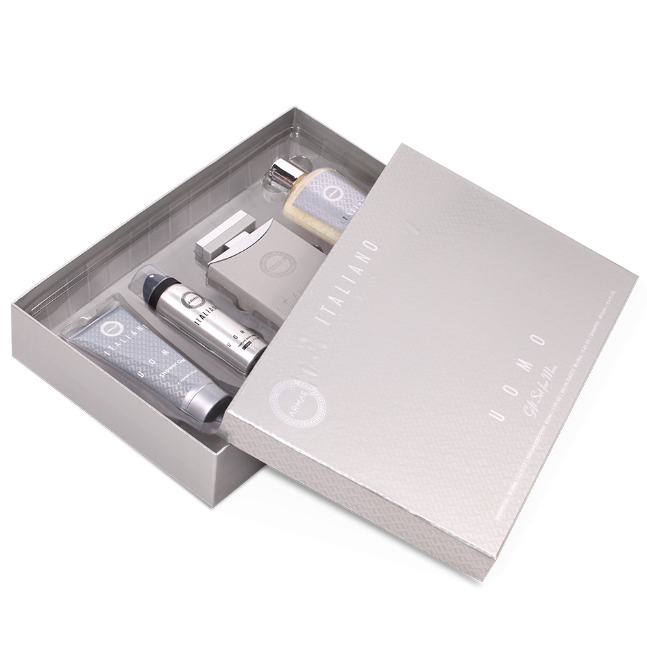 Armaf Italiano Uomo 4-Piece Men's Cologne Gift Set - 100ML EDT Spray + 100ML Shower Gel + 50ML Body Spray + 250ML Shampoo - Perfect for Gifts, Travel & Daily Fragrance Routine