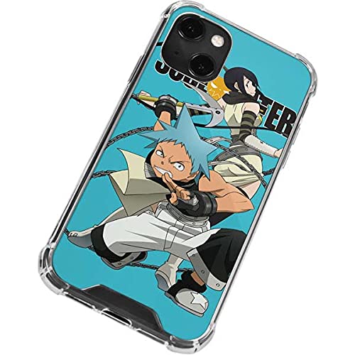 Skinit Clear iPhone 13 Mini Phone Case with Official Soul Eater Attack Design - Slim Protective Cover for Everyday Use, Gaming & Anime Fans