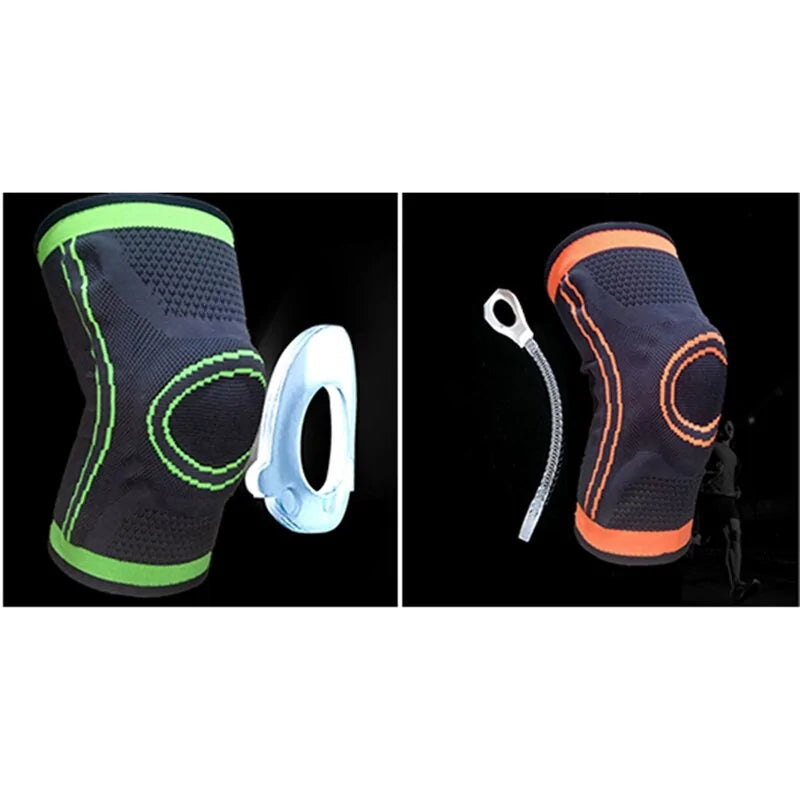 Best Compression Knee Brace for Pain Relief & Support - Adjustable & Breathable for Running, Sports & Arthritis - Men & Women (Black, Medium)
