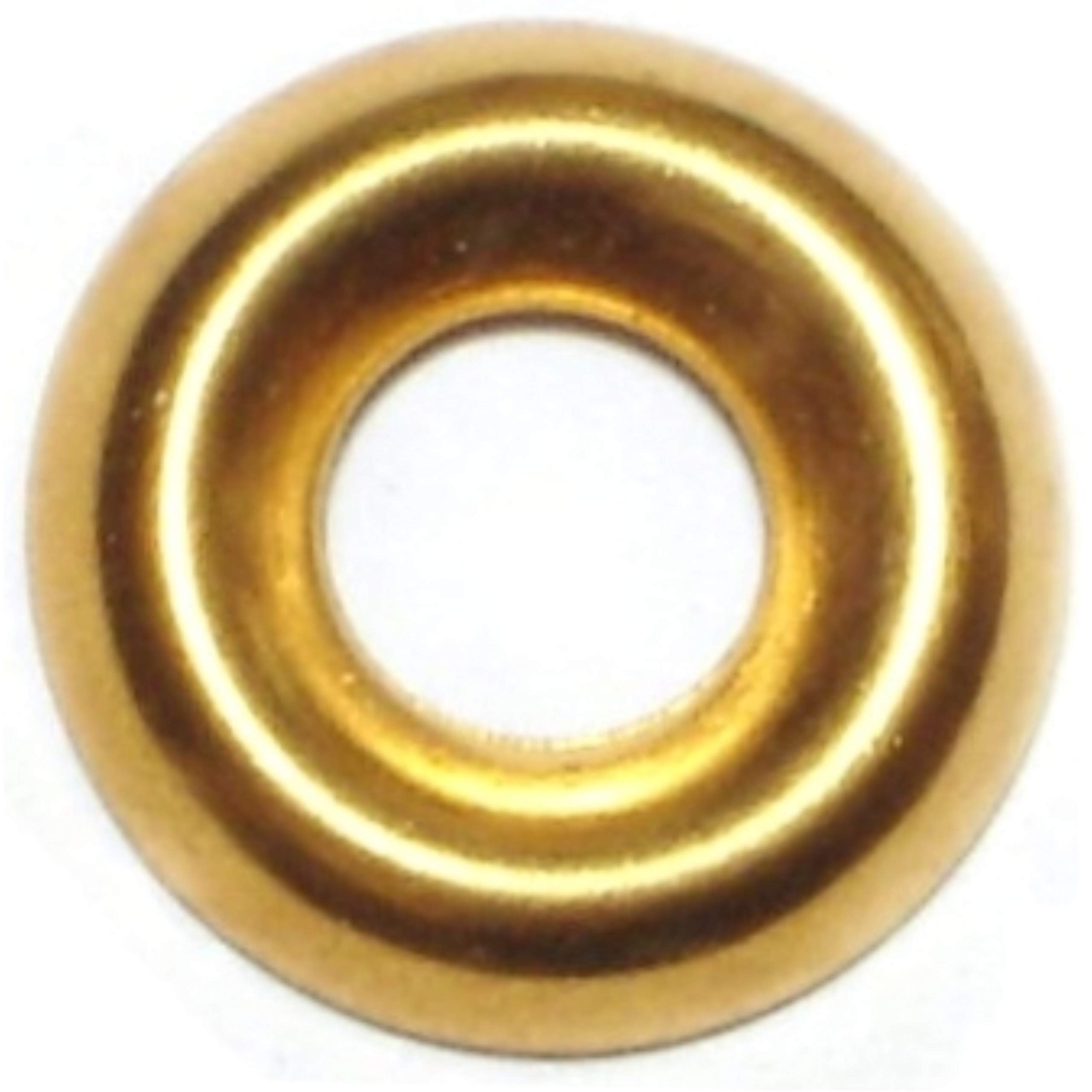 #10 Brass Finishing Washer - Pack of 125 - Decorative Hardware for Furniture & Cabinetry - Perfect for DIY Projects & Home Renovations
