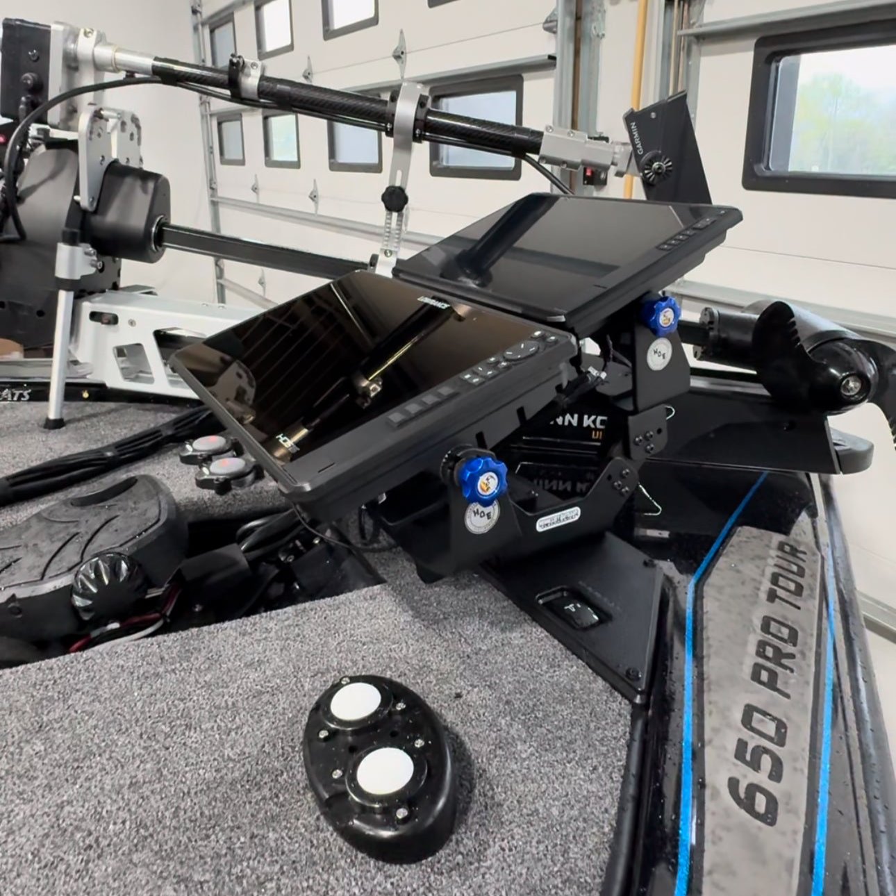 H.O.E. Dual Bow Mount System for Blazer 650 Pro 2024+ | Premium Boat Accessory for Fishing & Water Sports
