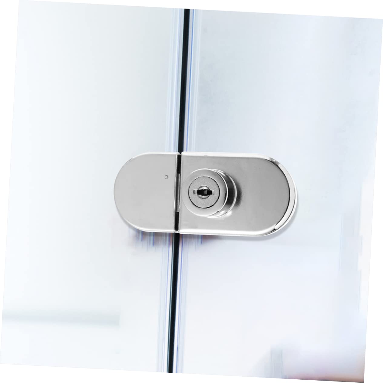 10 Sets Sliding Glass Cabinet Door Lock - Zinc Alloy Anti-Reverse Safety Lock for Display Cases & Showcases | Secure Home, Retail & Office Storage Solutions