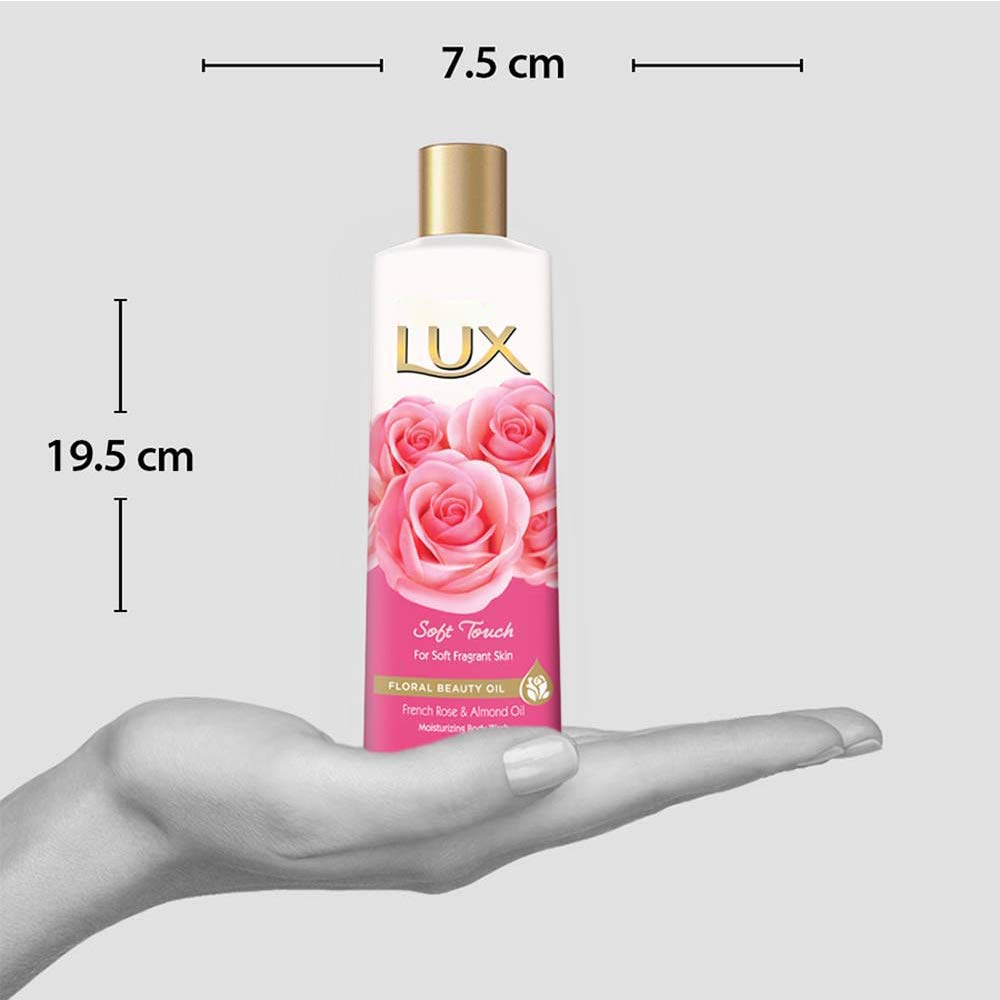 Luxury Soft Touch Body Wash with French Rose & Silk Essence Oil - Moisturizing & Hydrating Shower Gel for Dry Skin, 235ml (Pack of 2) - Perfect for Spa Day, Relaxing Bath & Gift Sets