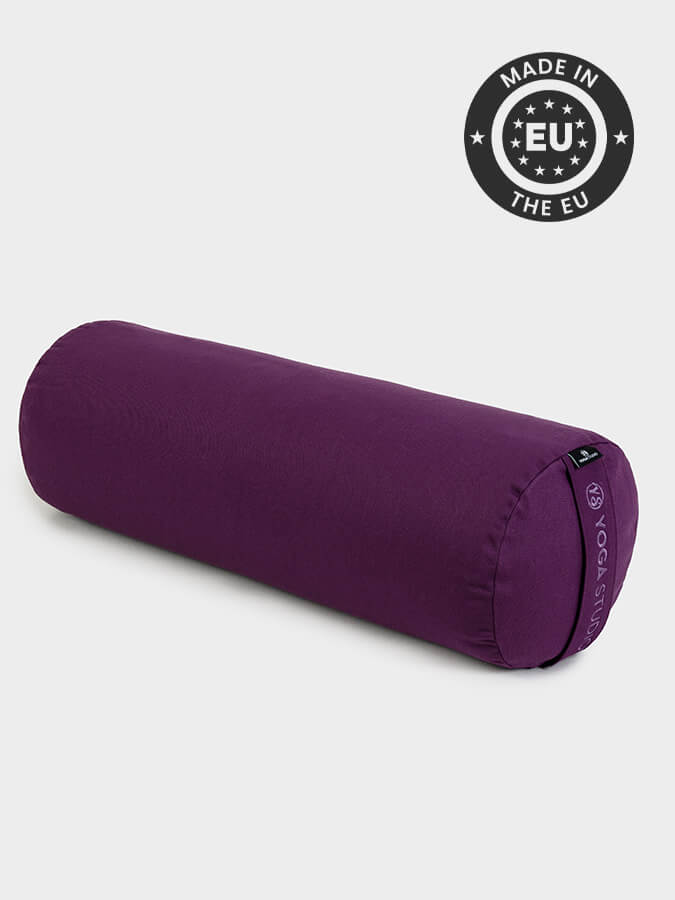 Organic Buckwheat Meditation Bolster Cushion for Yoga & Zen Relaxation - Eco-Friendly Support Pillow for Meditation, Yoga Studio, and Home Decor