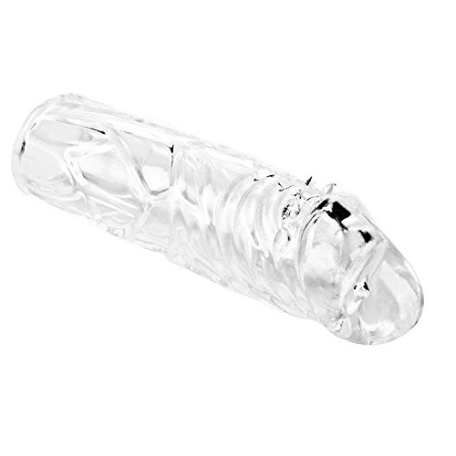 Transparent Delay Ring Stimulating Penis Sleeve - Enhance Pleasure & Prolong Performance for Couples & Solo Play - Adult Sex Toy for Men