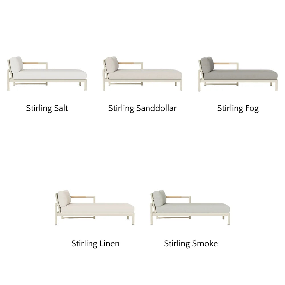 Breeze XL Outdoor Chaise Lounge Right - Premium Patio Furniture for Poolside, Garden & Backyard Relaxation
