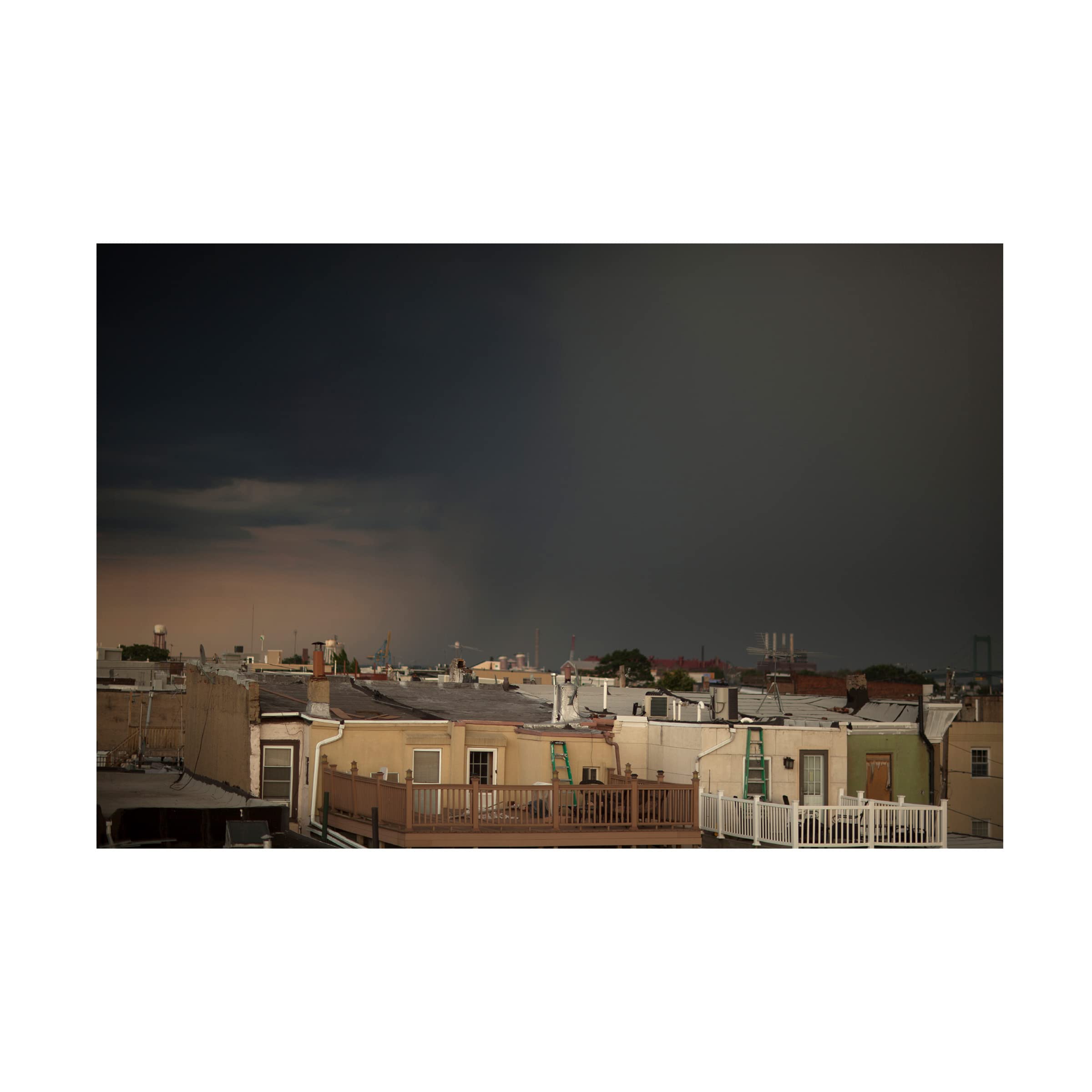 Geoffrey Ansel Agrons 'Your Friends and Neighbors' 16x24 Canvas Wall Art Print - Modern Home Decor for Living Room, Bedroom & Office