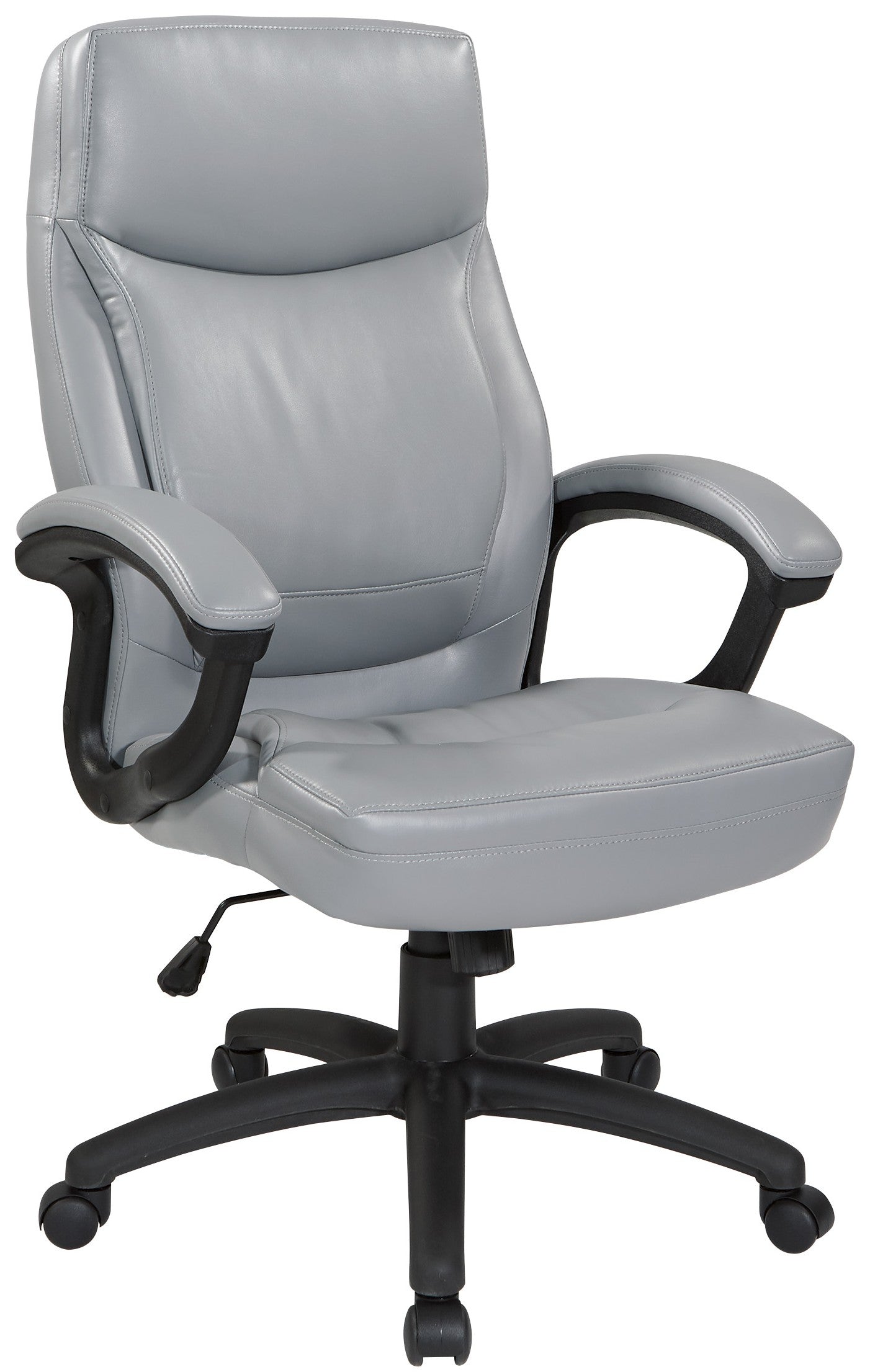 Premium High Back Executive Leather Office Chair - Work Smart™ Ergonomic Desk Chair [EC6583] for Home Office, Conference Room & Professional Workspaces