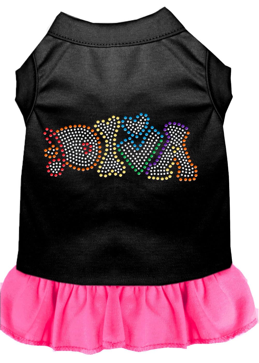 Sparkling Rhinestone Pet Dress for Small Dogs & Cats - 