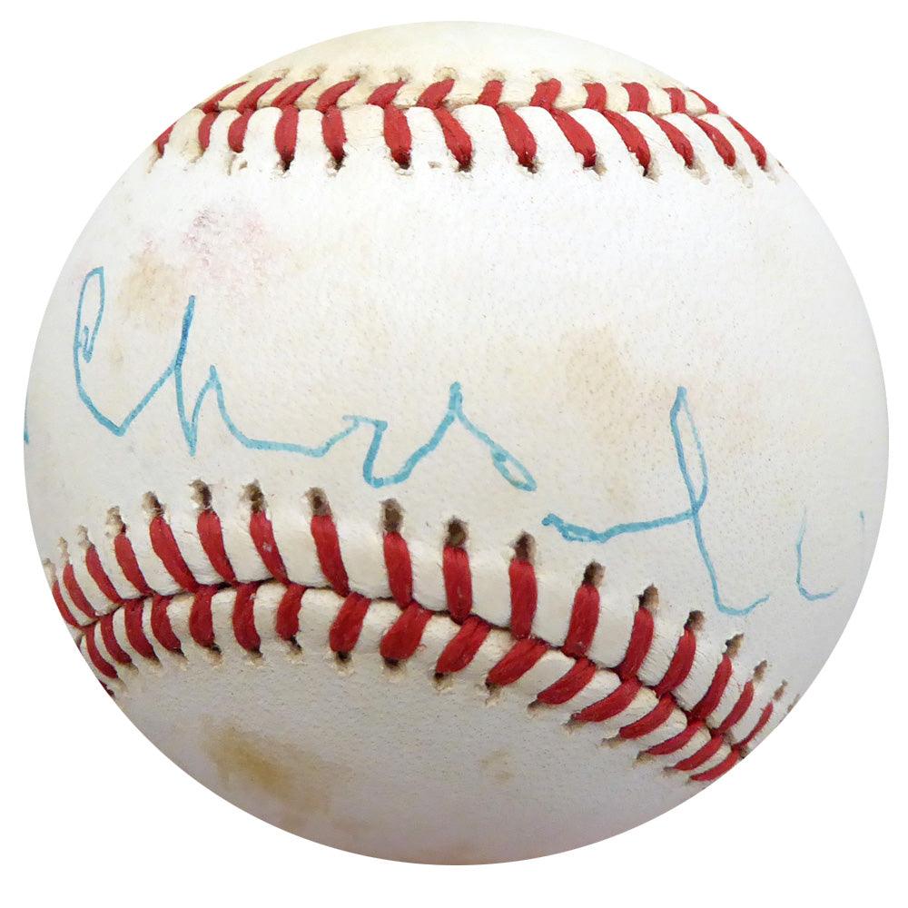 A.B. Happy Chandler Autographed Official AL Baseball Commissioner Beckett BAS #F26387 - Authentic Collectible for Baseball Fans & Memorabilia Enthusiasts - Perfect for Display, Gifts, and Sports Collections