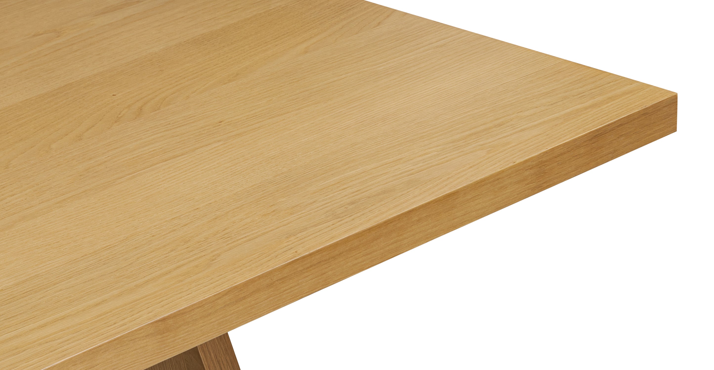 Reims 86.5 Inch Modern Dining Table - Solid Wood Kitchen Table for 6-8 People - Perfect for Family Dinners & Entertaining Guests