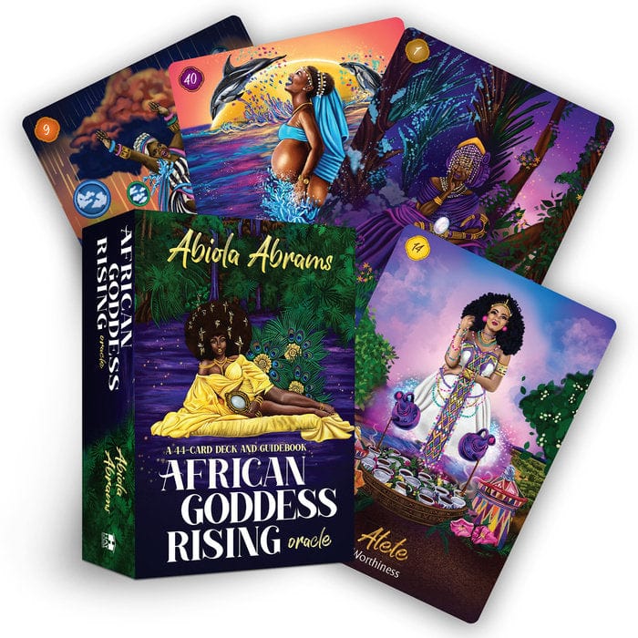 African Goddess Rising Oracle Cards - Spiritual Divination Deck for Guidance & Empowerment | Perfect for Meditation, Tarot Readings & Self-Discovery