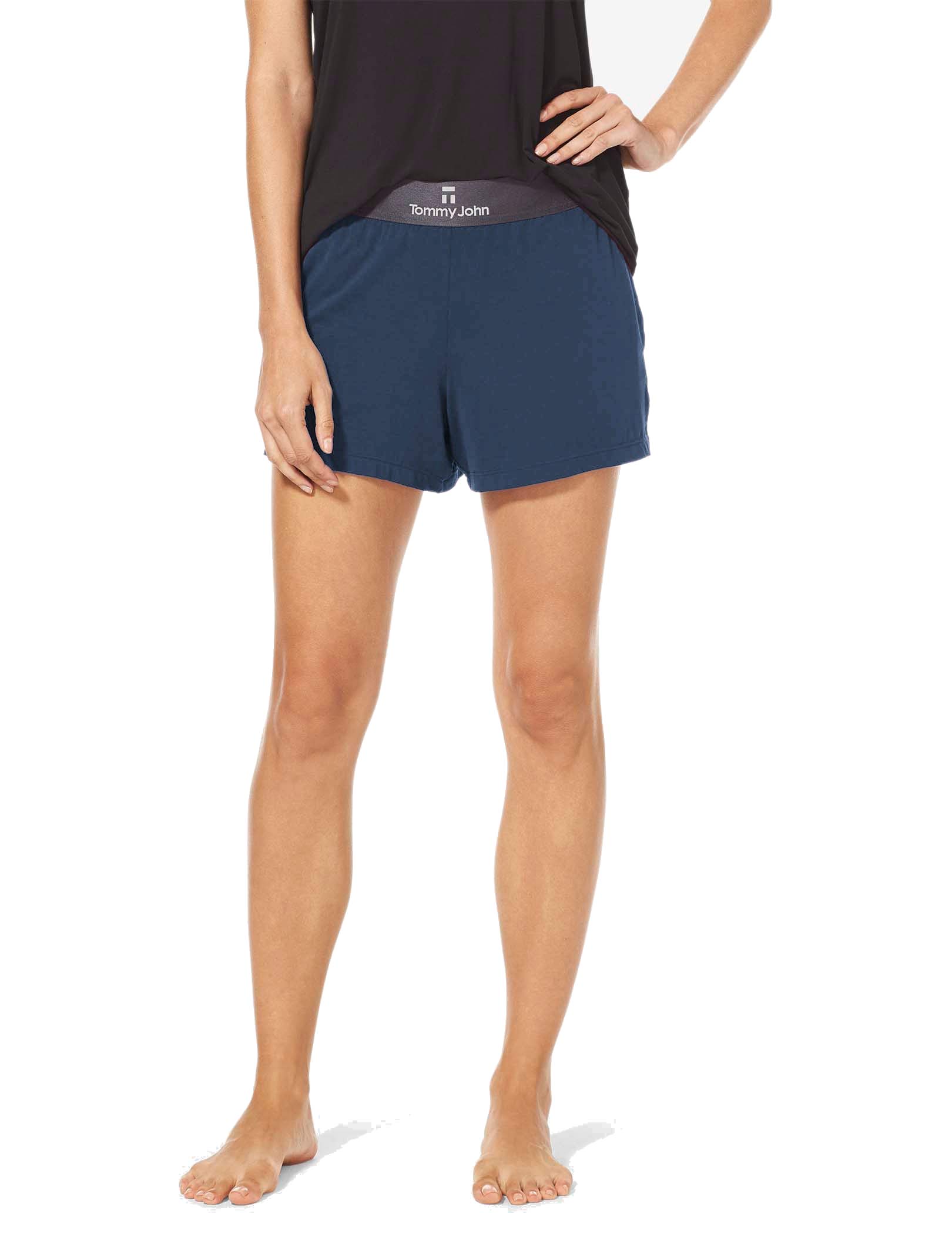 Tommy John Women's Sleep Shorts - Ultra Soft Second Skin Fabric Pajama Shorts for Women | Comfortable Lounge & Sleepwear for Nighttime Relaxation and Home Wear