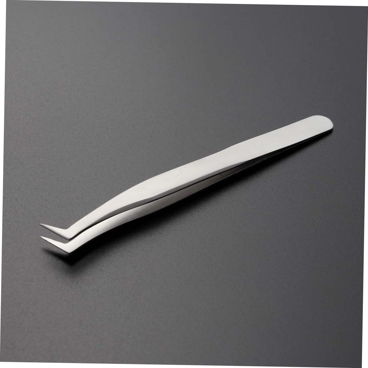 **Premium Stainless Steel False Eyelash Tweezers & Applicator – Precision Makeup Tool for Women – Perfect for Lash Extensions, DIY Makeup & Professional Salon Use**